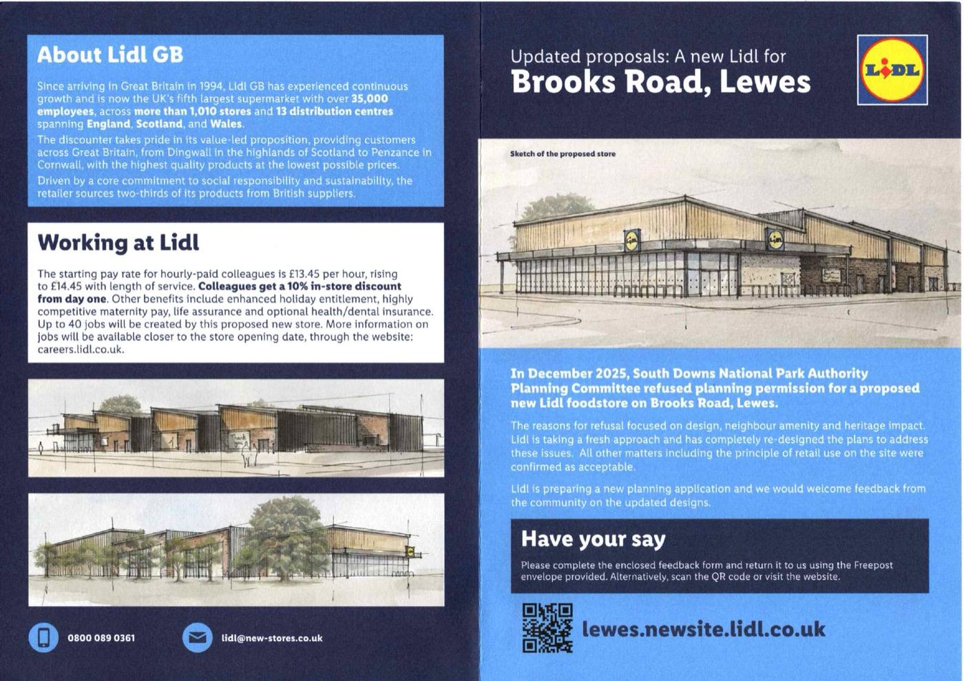 Cover of Lidl's August 2026 leaflet to Lewes residents
